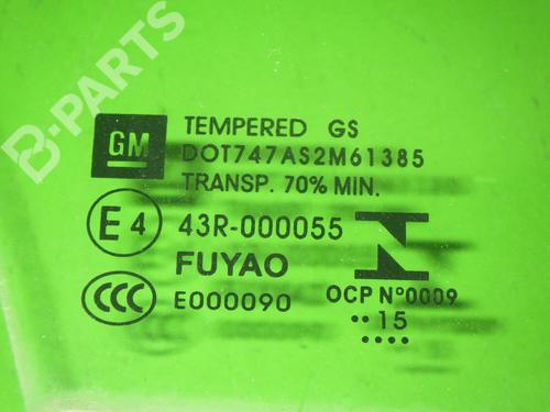 Front right door window OPEL ASTRA K (B16) 1.4 Turbo (68) | BP6605265C19 