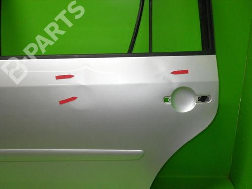 Left rear door VW TOURAN (1T1, 1T2) 2.0 TDI 16V | BP6663551C4 
