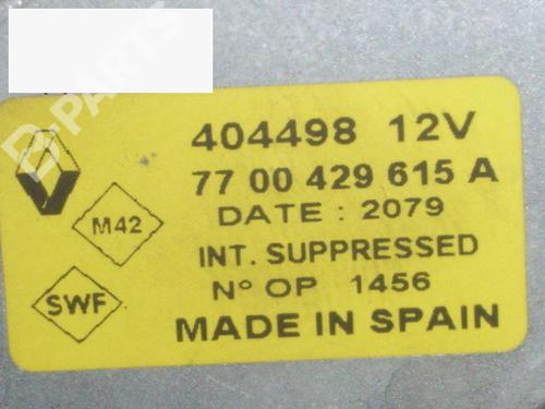 Rear wiper motor RENAULT CLIO II (BB_, CB_) 1.2 (BB0A, BB0F, BB10, BB1K, BB28, BB2D, BB2H, CB0A,... | BP6670183M102 