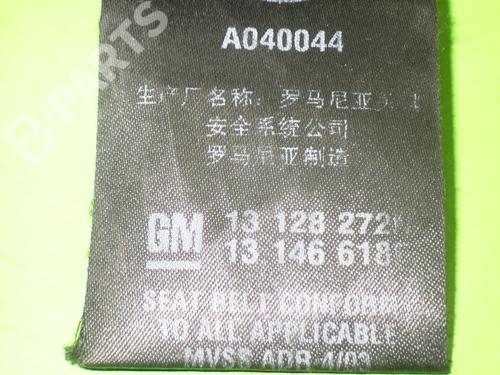 Front right seatbelt OPEL SIGNUM Hatchback (Z03) 1.9 CDTI (F48) | BP6675781I25 