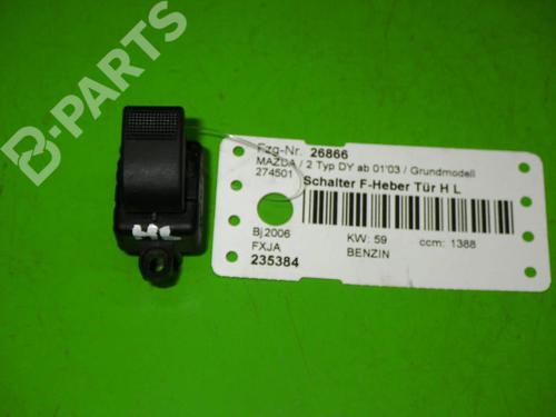 Used Left rear window switch Left rear window switch MAZDA 2 (DY) 1.4 (80 hp) 6364953 6364953
