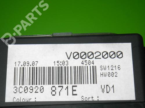 Instrument cluster VW PASSAT B6 (3C2) 2.0 TDI | BP6372604C47 