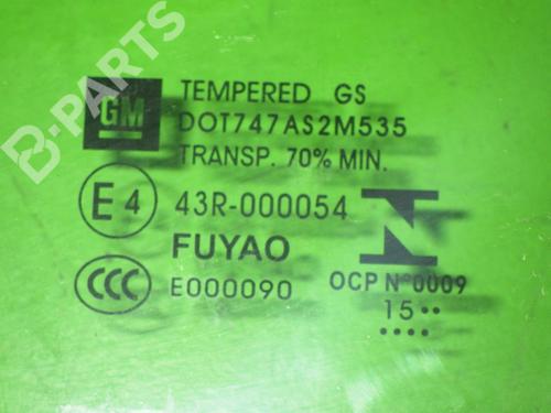 Rear right door window OPEL ASTRA K (B16) 1.6 CDTi (68) | BP6645171C21 
