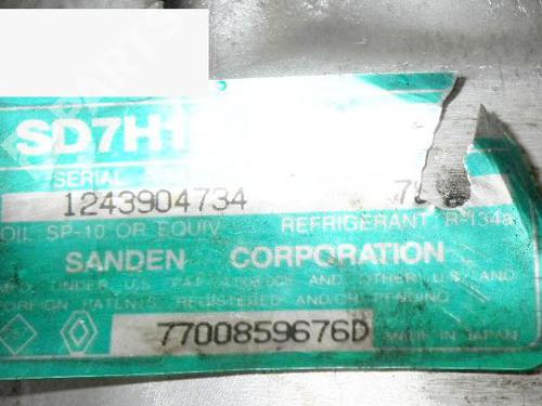 AC compressor RENAULT ESPACE III (JE0_) 2.0 (JE0A) | BP6350862M34 