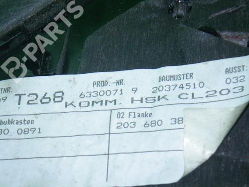 Glove box MERCEDES-BENZ C-CLASS Coupe (CL203) C 200 Kompressor (203.745) | BP6366510C95 