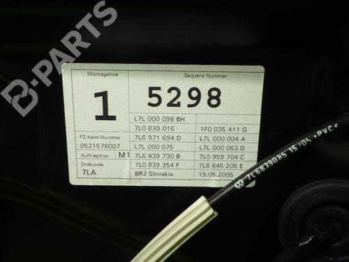 Rear right window mechanism VW TOUAREG (7LA, 7L6, 7L7) 3.0 V6 TDI | BP6641896C25 