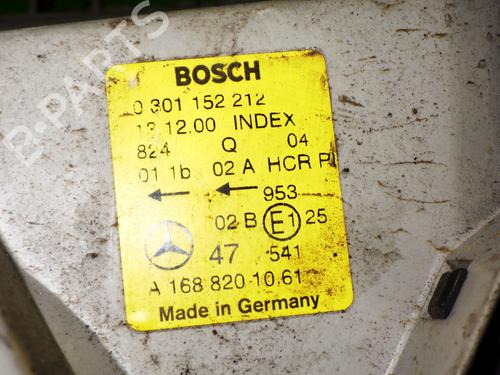 Right headlight MERCEDES-BENZ A-CLASS (W168) A 140 (168.031, 168.131) | BP14739093C29 