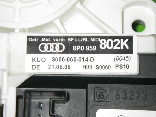 Right front window motor AUDI A3 (8P1) 1.6 | BP6611192E20 