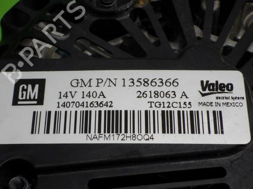 Alternator OPEL ASTRA J (P10) 1.6 SIDI (68) | BP13418479M7 