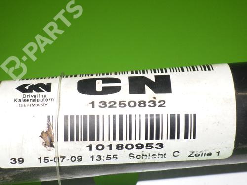 Left front driveshaft OPEL ASTRA J (P10) 1.6 (68) | BP7761404M38 