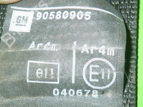 Rear left seatbelt OPEL ZAFIRA A MPV (T98) 2.0 DTI 16V (F75) | BP6663519I29 