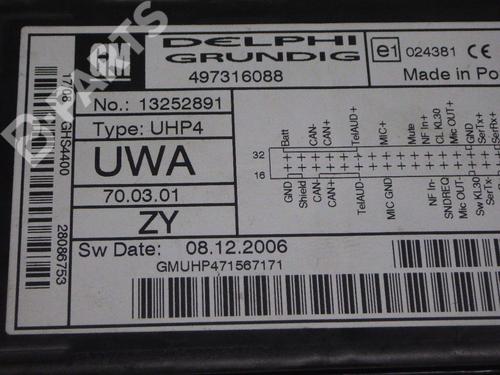 Control unit OPEL VECTRA C Estate (Z02) 1.9 CDTI (F35) | BP6398032M11 
