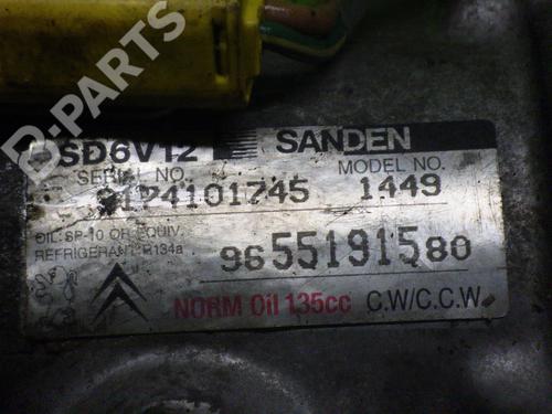 AC compressor PEUGEOT 206 Hatchback (2A/C) 1.4 i | BP6397412M34 