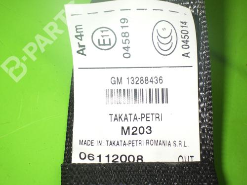 Rear right seatbelt OPEL INSIGNIA A Sports Tourer (G09) 2.0 CDTI (35) | BP6606023I28 