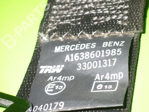 Rear left seatbelt MERCEDES-BENZ M-CLASS (W163) ML 270 CDI (163.113) | BP6611484I29 
