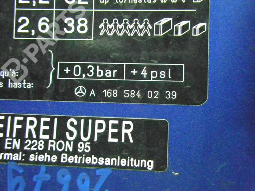 Fuel flap MERCEDES-BENZ A-CLASS (W168) A 140 (168.031, 168.131) | BP6432192C131 