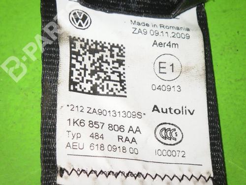 Rear right seatbelt VW GOLF V (1K1) 1.4 16V | BP6652513I28 