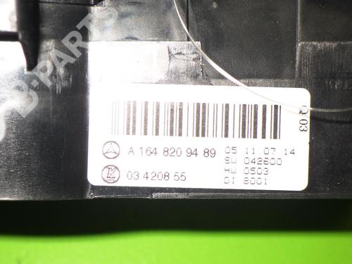 Climate control MERCEDES-BENZ M-CLASS (W164) ML 320 CDI 4-matic (164.122) | BP6392761I5 