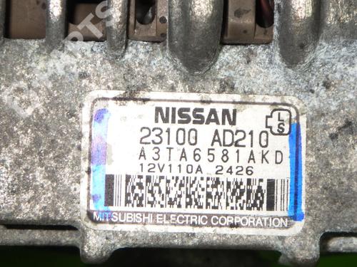 Alternator NISSAN PRIMERA Estate (WP12) 2.2 dCi | BP6384635M7 
