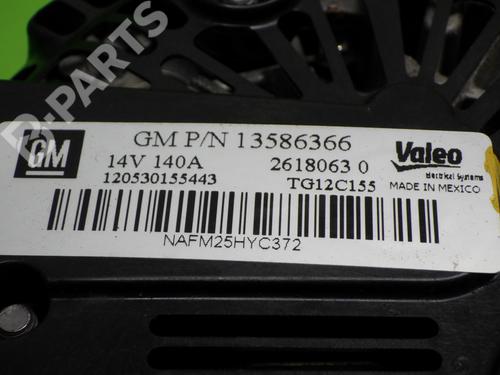 Alternator OPEL CASCADA (W13) 1.6 SIDI (67) | BP11833619M7 