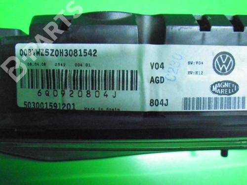 Instrument cluster VW POLO IV (9N_, 9A_) 1.4 TDI | BP6349197C47