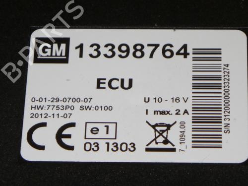 Radio OPEL ADAM (M13) 1.4 | BP13507081E6 