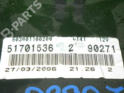 Instrument cluster FIAT GRANDE PUNTO (199_) 1.4 (199AXB11, 199AXB1A, 199BXB1A, 199AXL1A) | BP6356797C47 