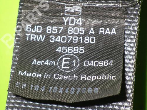Rear right seatbelt SEAT IBIZA IV (6J5, 6P1) 1.4 | BP6648305I28 