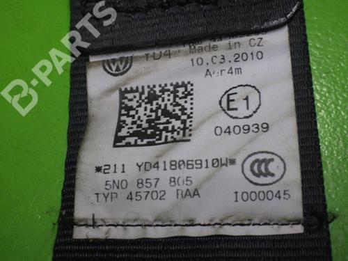 Rear left seatbelt VW TIGUAN (5N_) 1.4 TSI | BP6654969I29 