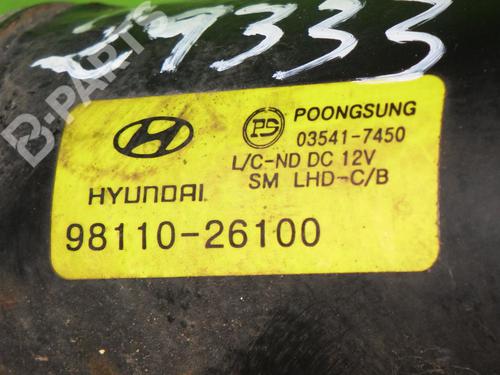 Front wiper motor HYUNDAI SANTA FÉ I (SM) 2.0 CRDi 4x4 | BP6674396M29 