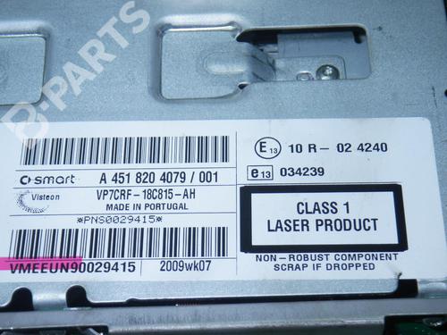 Radio SMART FORTWO Coupe (451) 1.0 Turbo (451.332) | BP6372587E6 
