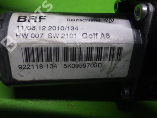 Left rear window motor VW GOLF V (1K1) 1.4 TSI | BP6670295E23 