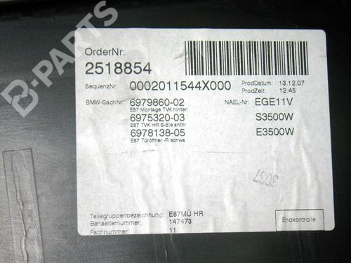 Rear right panel BMW 1 (E81) 116 i | BP6644276C61 