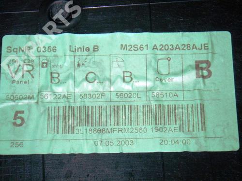 Front right window mechanism FORD FIESTA V (JH_, JD_) 1.4 16V | BP6664730C23 