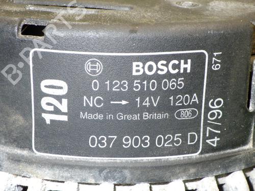 Alternator AUDI A3 (8L1) 1.6 | BP13316770M7 