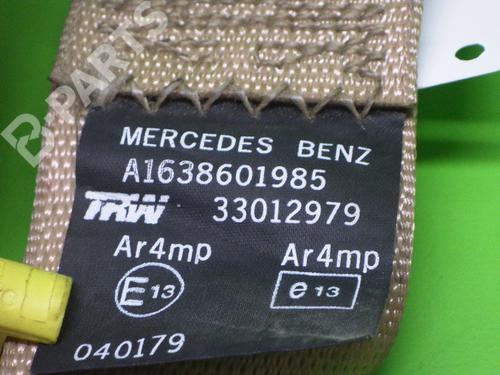 Rear left seatbelt MERCEDES-BENZ M-CLASS (W163) ML 270 CDI (163.113) | BP8100883I29 