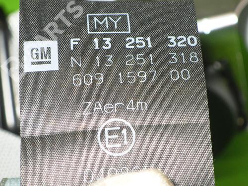 Front right seatbelt OPEL CORSA D (S07) 1.2 (L08, L68) | BP6666617I25 