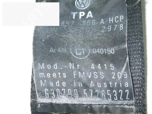 Sikkerhedssele bag højre VW NEW BEETLE (9C1, 1C1) 2.0 | BP6675293I28 