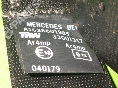 Rear left seatbelt MERCEDES-BENZ M-CLASS (W163) ML 270 CDI (163.113) | BP6607736I29 