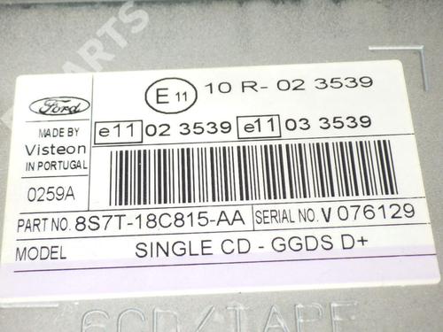 Radio FORD MONDEO IV Saloon (BA7) 2.0 TDCi | BP6393703E6 