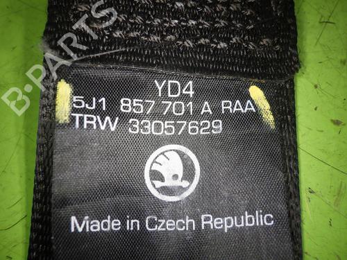 Front left seatbelt SKODA ROOMSTER (5J7) 1.9 TDI | BP30187311I26