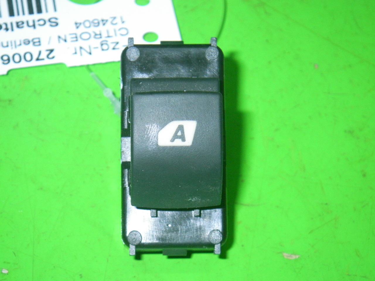 Left front window switch CITROËN BERLINGO Box Body/MPV (B9) 1.6 HDi 115
