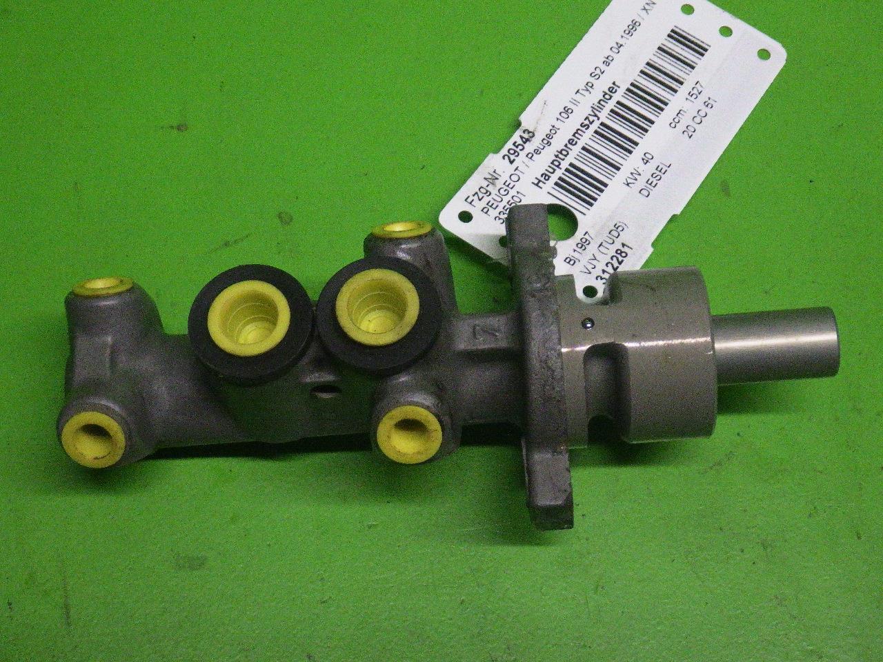 Master brake PEUGEOT 106 II (1A_, 1C_) 1.5 D 6384799 | B-Parts 