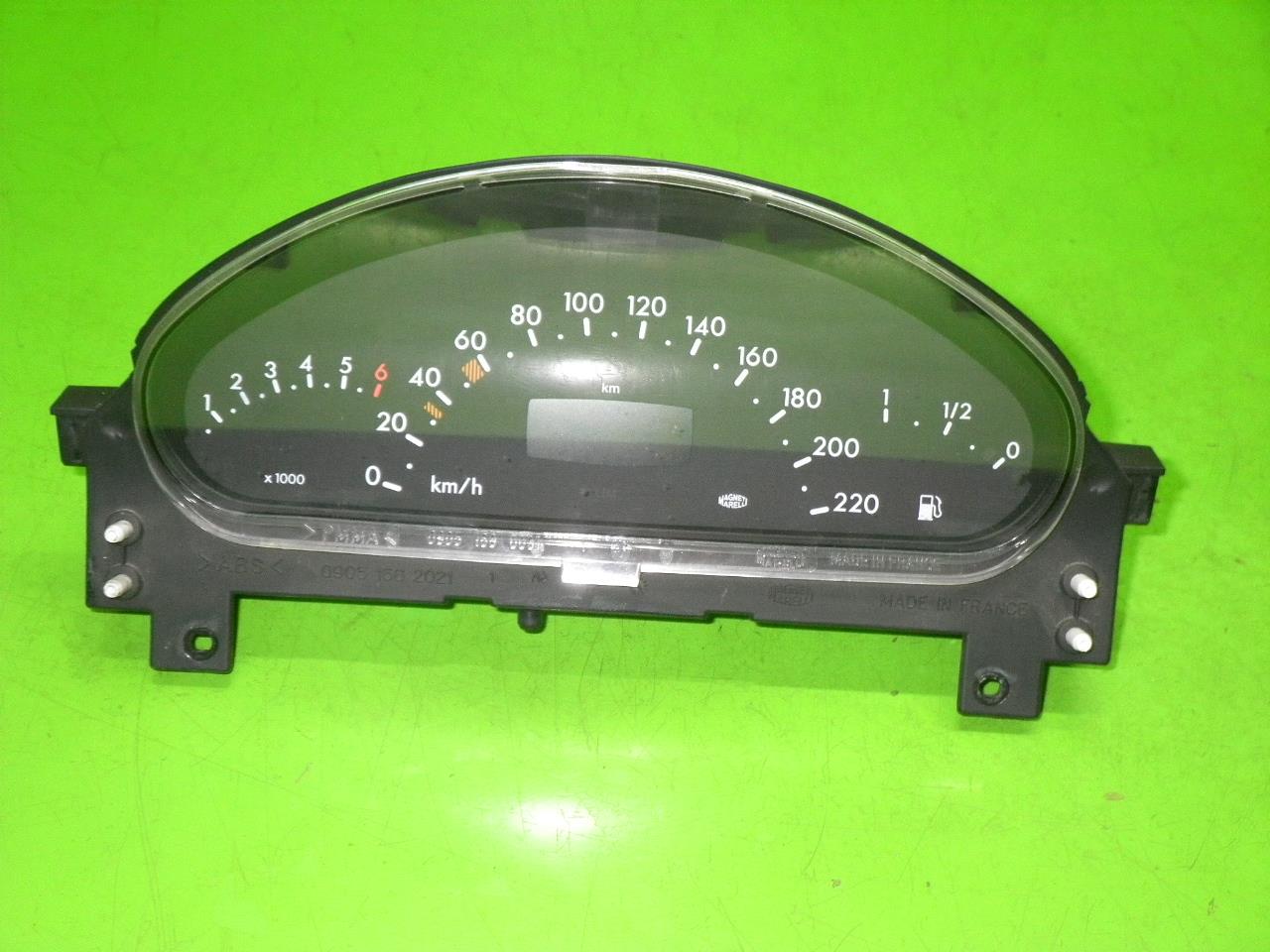 Instrument cluster MERCEDESBENZ ACLASS (W168) A 140 (168.031, 168.131) 6344741 BParts