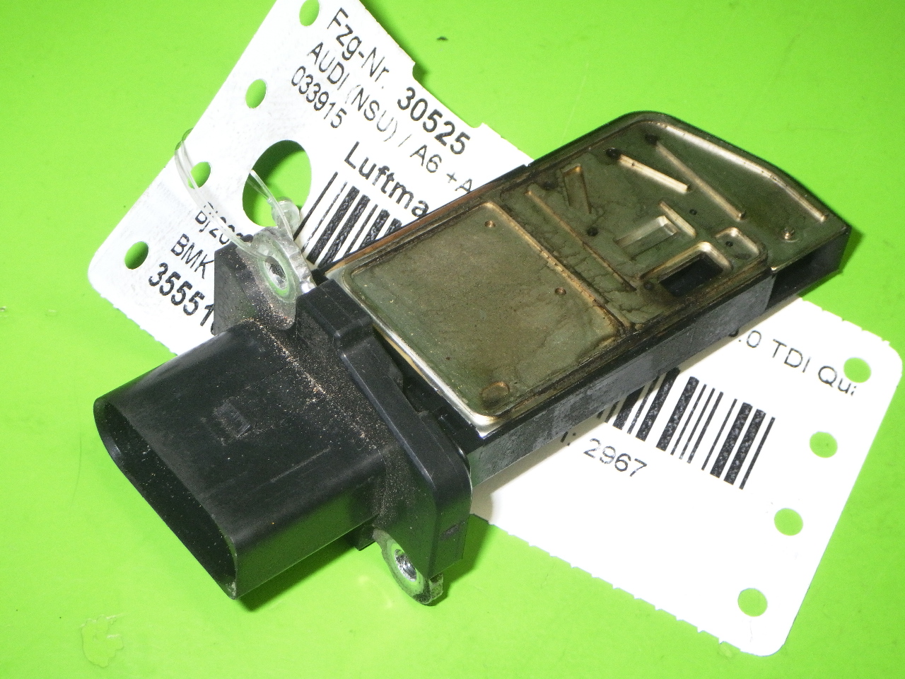 Mass air flow sensor AUDI A6 C6 Avant (4F5) 3.0 TDI quattro 6414949 B
