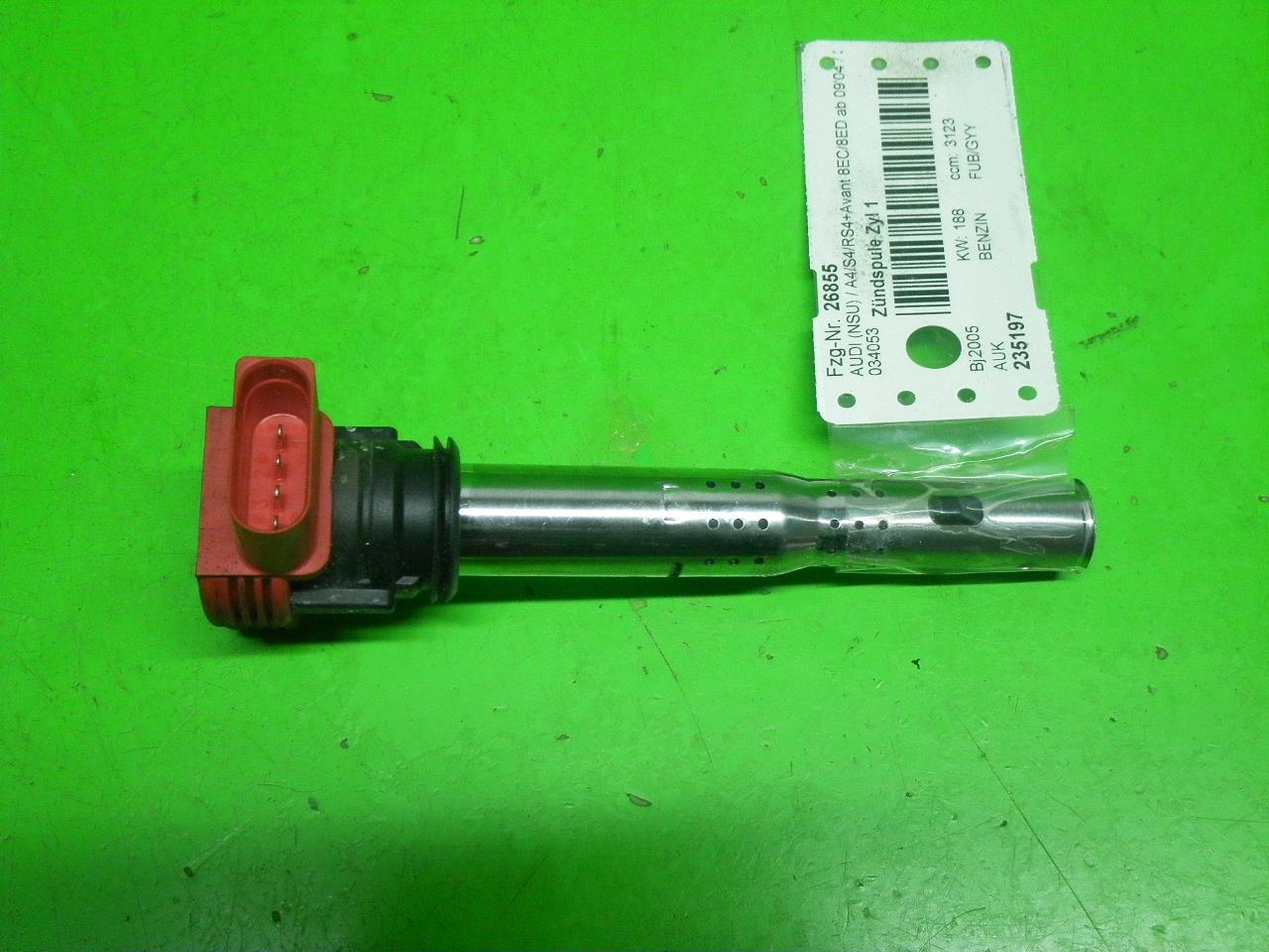 Ignition coil AUDI A4 B7 (8EC) 3.2 FSI quattro 6364912 BParts