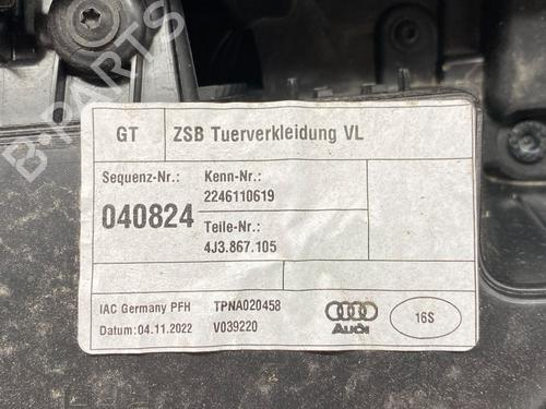 Venstre frontpanel AUDI E-TRON GT Saloon (F83, F8P) GT quattro | BP29690446C58 