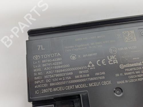 Electronic module TOYOTA bZ4X (_EAM1_) EV (YEAM15) | BP29692492M83 