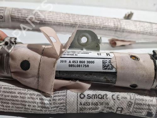 Høyre gardin kollisjonspute SMART FORFOUR Hatchback (453) 1.0 (453.042, 453.043) | BP29689035C12