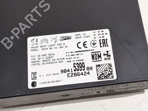Elektronisk modul DS DS 3 / DS 3 CROSSBACK (UR_, UC_, UJ_) E-TENSE (UZZKXZ) | BP29687822M83
